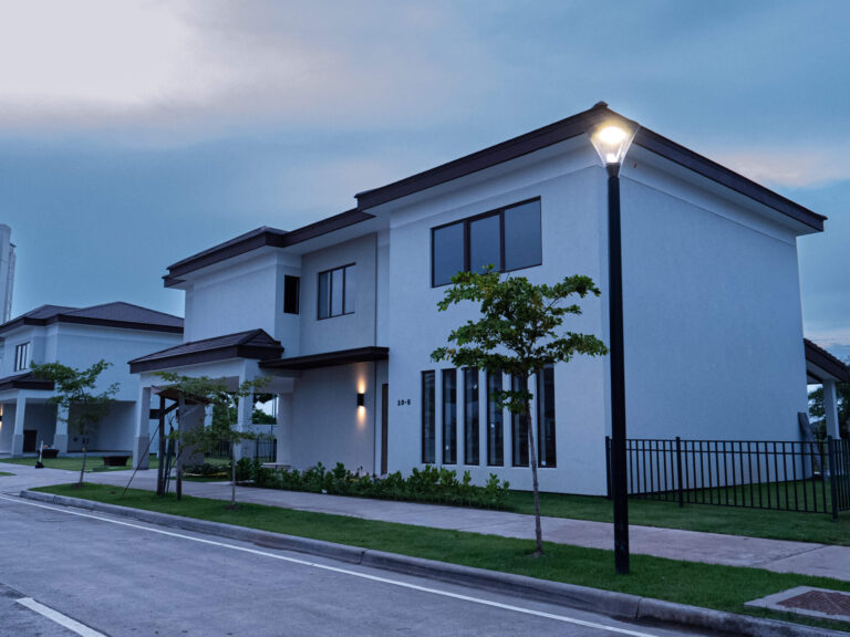 Zonas peatonales y residenciales